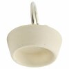 Thrifco Plumbing 1-1/8 Inch Universal Rubber Sink Drain Stopper in White 4400601